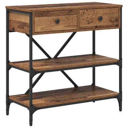 Console Table with Drawer with Shelf Other Old wood