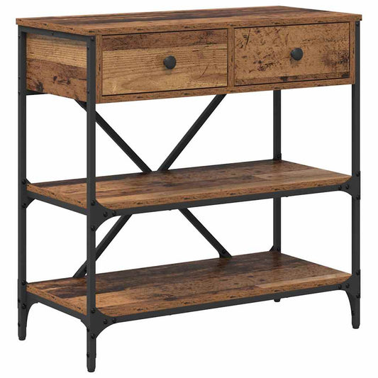 Console Table with Drawer with Shelf Other Old wood