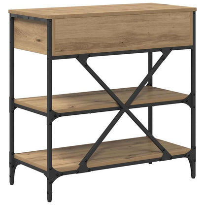 Console Table Brown 75 x 34.5 x 75 cm Wood