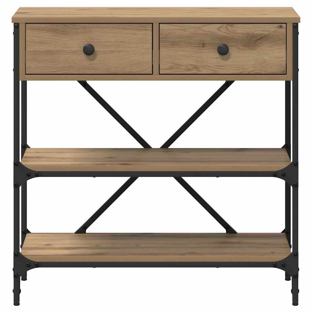 Console Table Brown 75 x 34.5 x 75 cm Wood