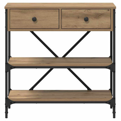 Console Table Brown 75 x 34.5 x 75 cm Wood