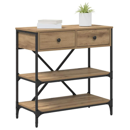 Console Table Brown 75 x 34.5 x 75 cm Wood
