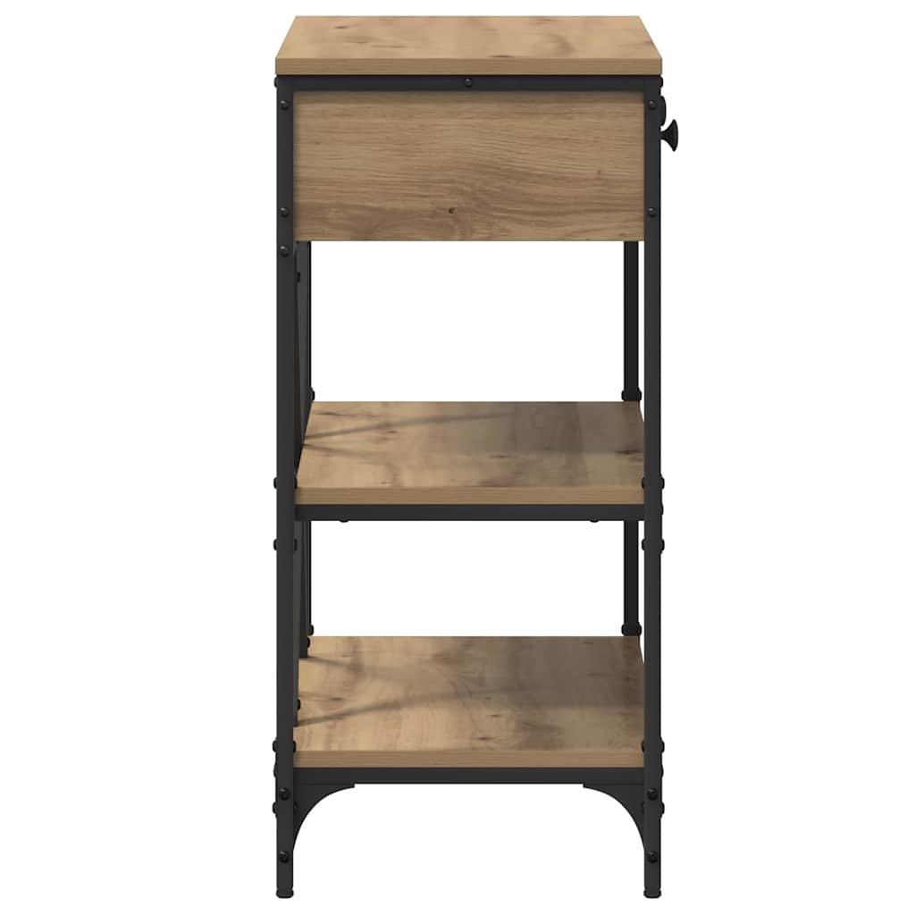 Console Table Brown 75 x 34.5 x 75 cm Wood