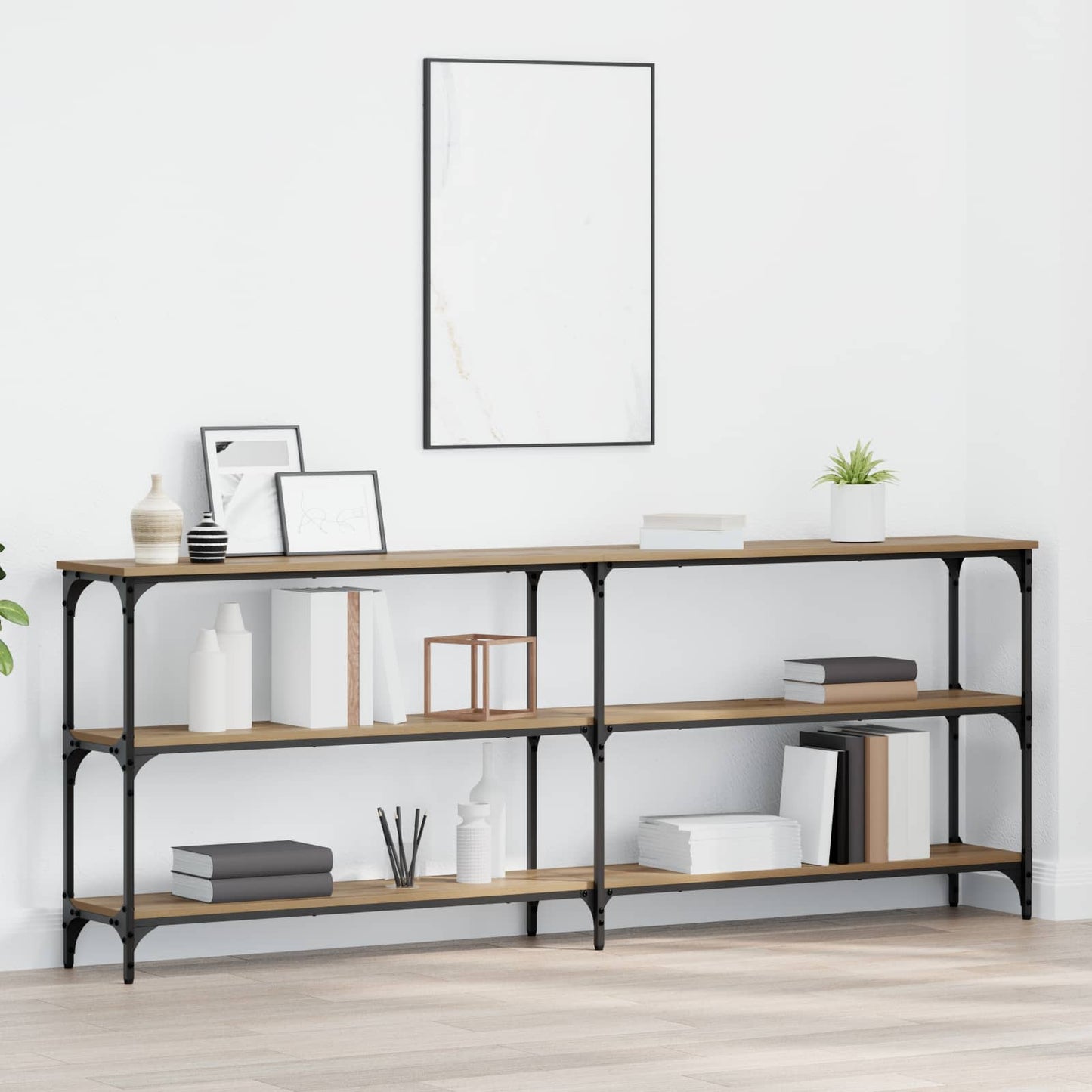 Console Table Artisan oak 200 x 29 x 75 cm