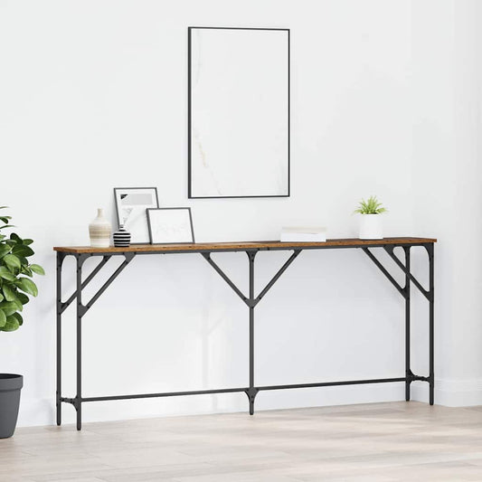 Console Table Old Wood 180 x 23 x 75 cm