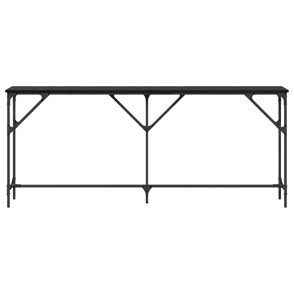 Console Table Black oak 180 x 23 x 75 cm