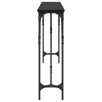 Console Table Black oak 180 x 23 x 75 cm