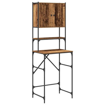 Washing Machine Cabinet Old Wood 68 x 48.5 x 194 cm
