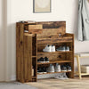 Shoe Cabinet Old Wood 100.5x28x100 cm Engineered Wood