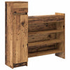 Shoe Cabinet Old Wood 100.5x28x100 cm Engineered Wood