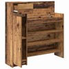 Shoe Cabinet Old Wood 100.5x28x100 cm Engineered Wood