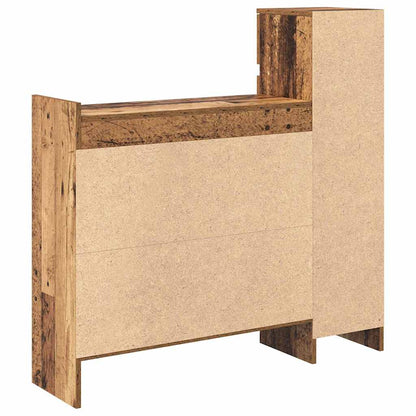 Shoe Cabinet 100.5 x 28 x 100 cm Engineered Wood Old Wood