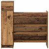 Shoe Cabinet Old Wood 100.5x28x100 cm Engineered Wood