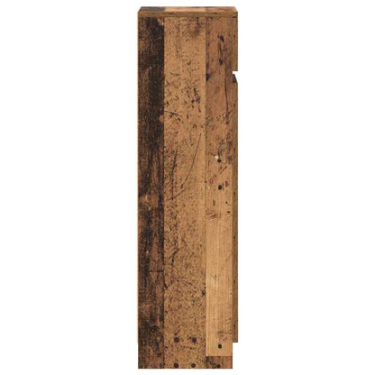 Shoe Cabinet 100.5 x 28 x 100 cm Engineered Wood Old Wood
