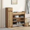 Shoe Cabinet Artisan Oak 100.5x28x100 cm Engineered Wood