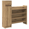 Shoe Cabinet Artisan Oak 100.5x28x100 cm Engineered Wood