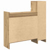 Shoe Cabinet Artisan Oak 100.5x28x100 cm Engineered Wood