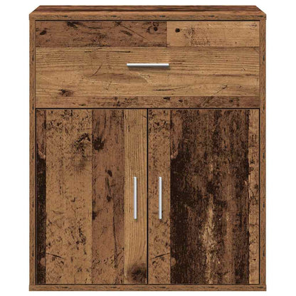 Sideboard with Drawer Old Wood 60 x 31 x 70 cm Engineered Wood