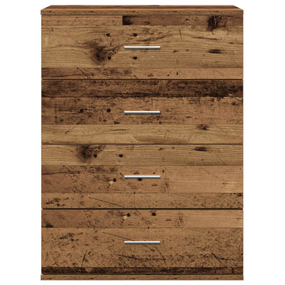 Sideboard with Drawer Old Wood 60 x 39 x 80 cm Engineered Wood