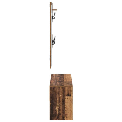 Hallway Furniture Set Old Wood 90 x 31 x 46.5 cm