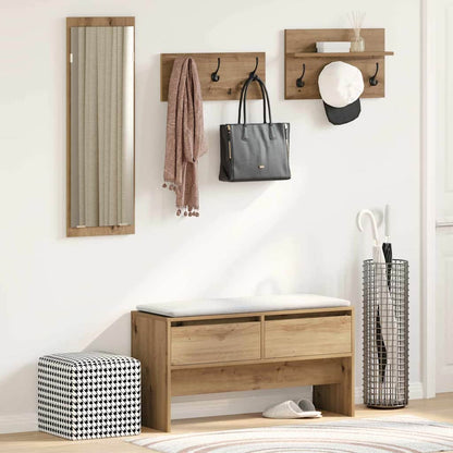 Hallway Furniture Set Artisian Oak 90 x 31 x 46.5 cm