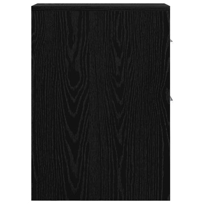 Slim Bathroom Cupboard Black oak 22 x 44 x 61.5 cm