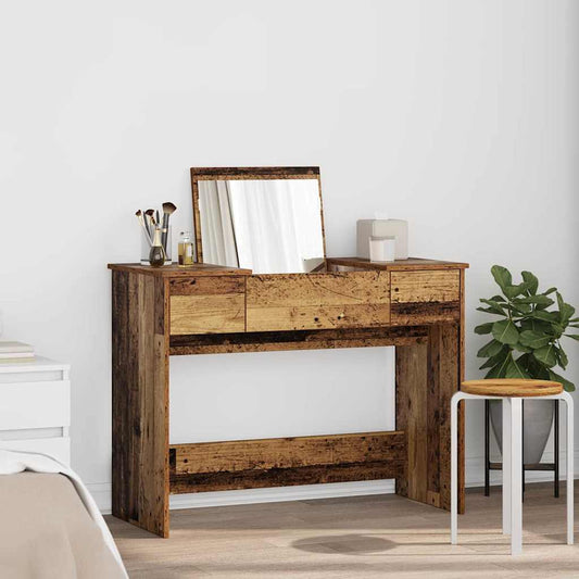 Dressing Table Old wood 100 x 45 x 76 cm Engineered Wood