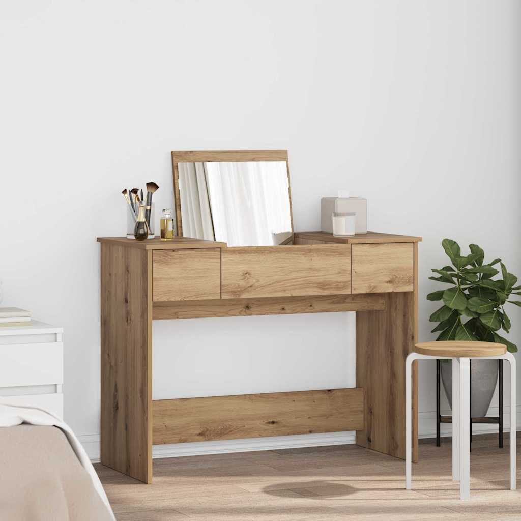 Cosmetic Table with Drawer Artisan Oak 100 x 45 x76 cm
