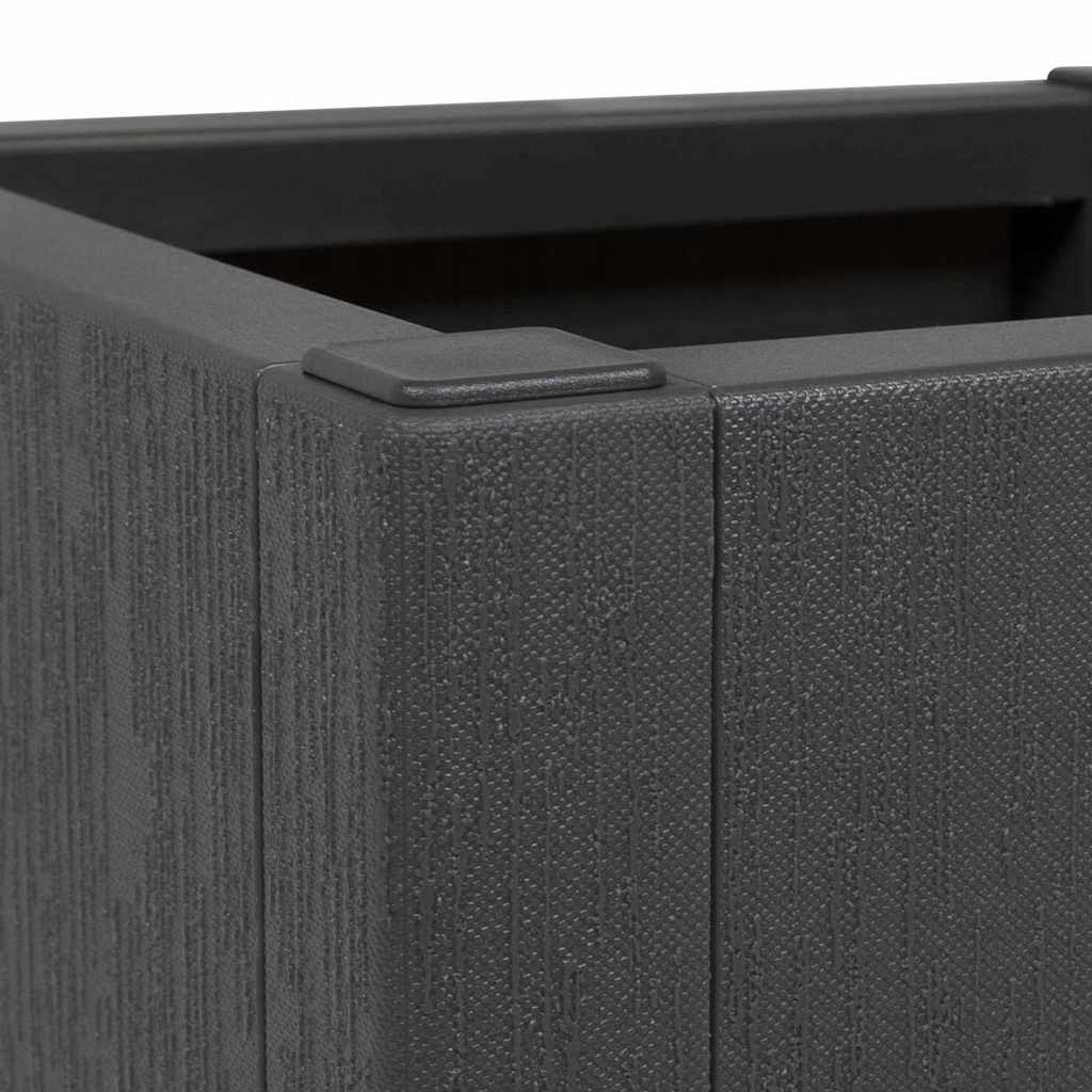 Garden Flower Box Dark Grey 36 x 36 x 35 cm PP
