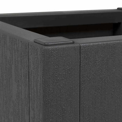 Garden Flower Box Dark Grey 36 x 36 x 35 cm PP