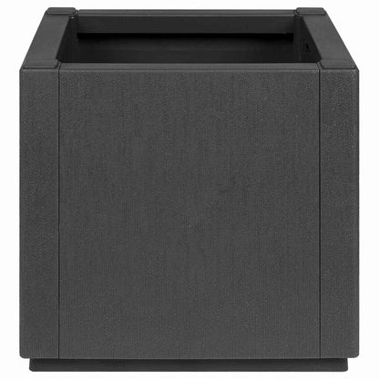 Garden Flower Box Dark Grey 36 x 36 x 35 cm PP