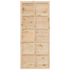 Barn Door Brown 80 x 210 cm Solid pine wood
