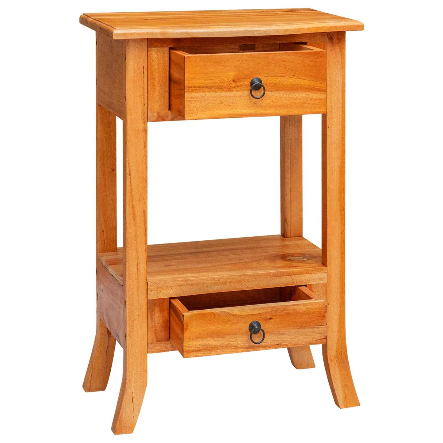 Console Table with Drawer Natural 19.88 x 11.81 x 29.72 in