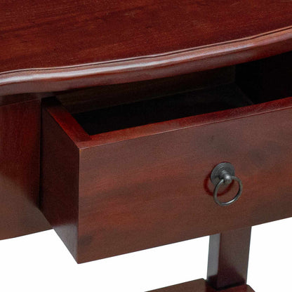 Console Table with Drawer Brown 19.69 x 11.61 x 29.92 in