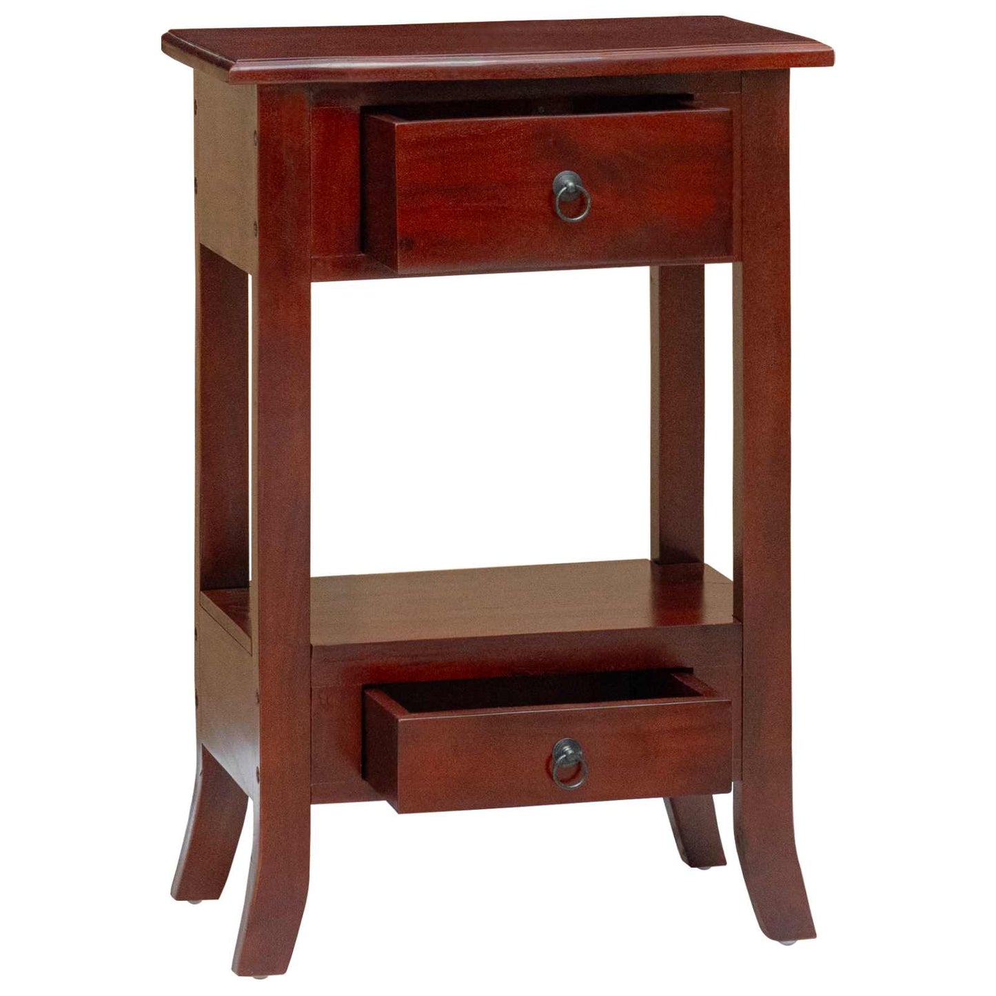 Console Table with Drawer Brown 19.69 x 11.61 x 29.92 in