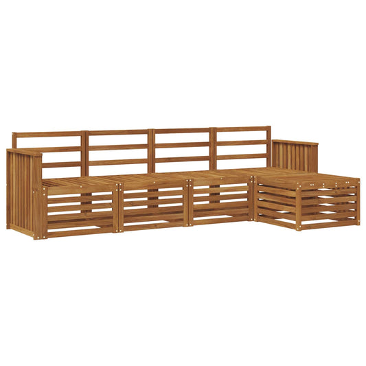 Outdoor Sofa Set 5 pcs Natural