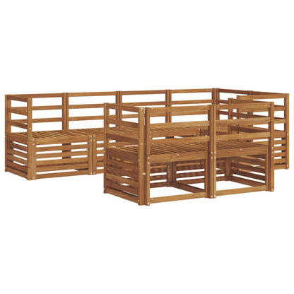 Sectional Sofa Set 7 pcs Natural