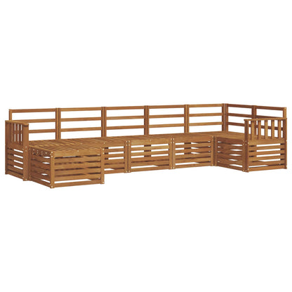 Sectional Sofa Set 7 pcs Natural