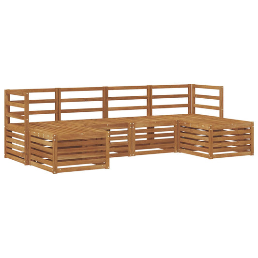 Outdoor Sofa Set 6 pcs Natural