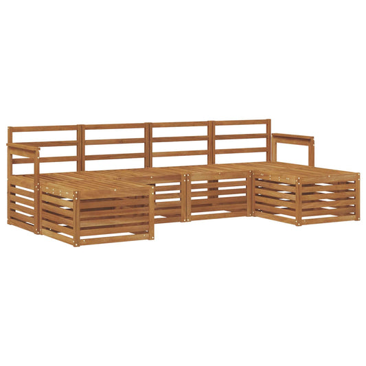 Outdoor Sofa Set 6 pcs Natural