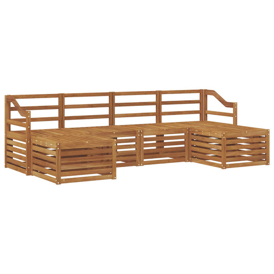 Outdoor Sofa Set 6 pcs Natural