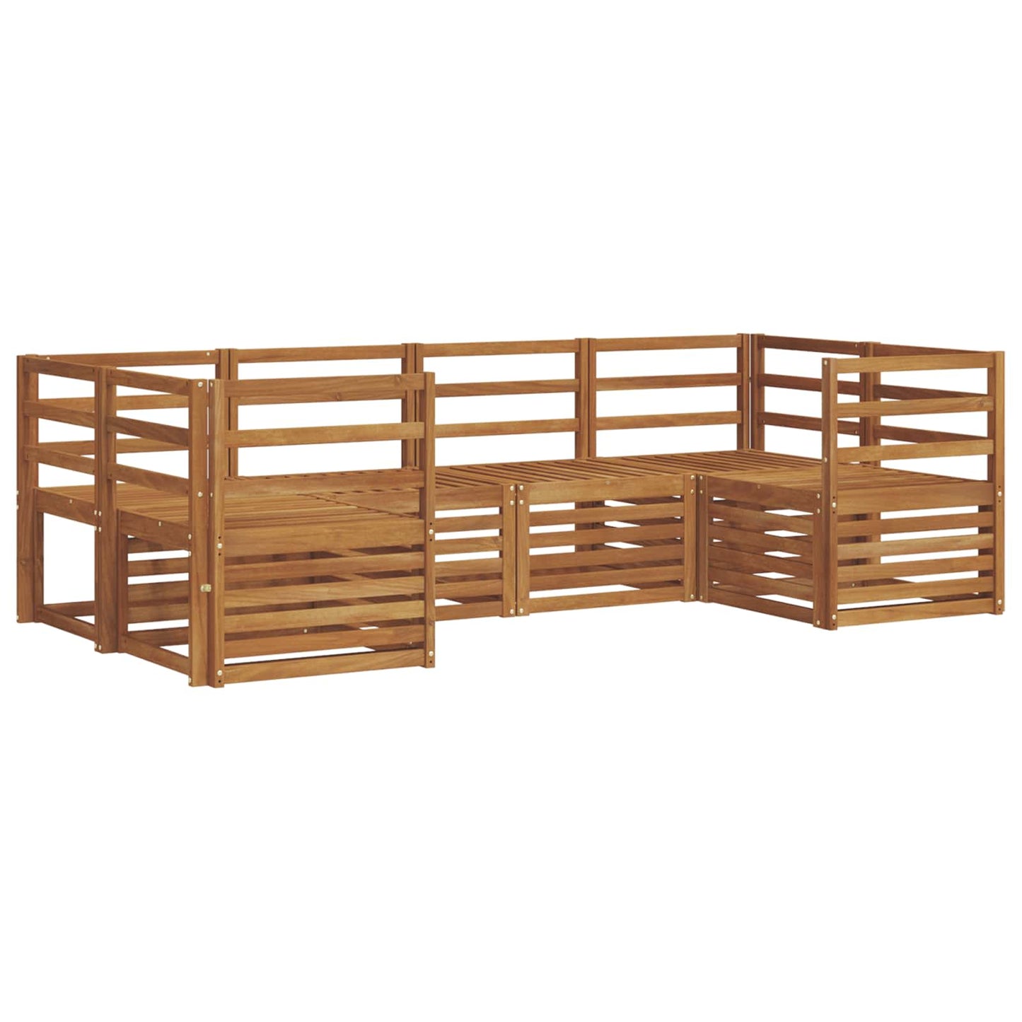 Sectional Sofa Set 6 pcs Natural