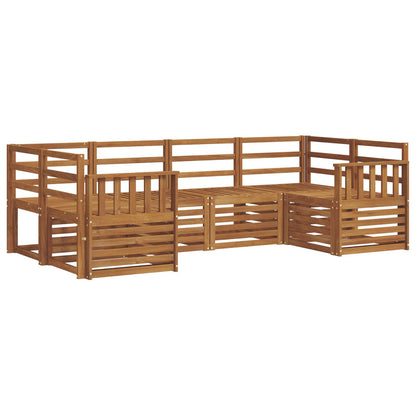 Sectional Sofa Set 6 pcs Natural