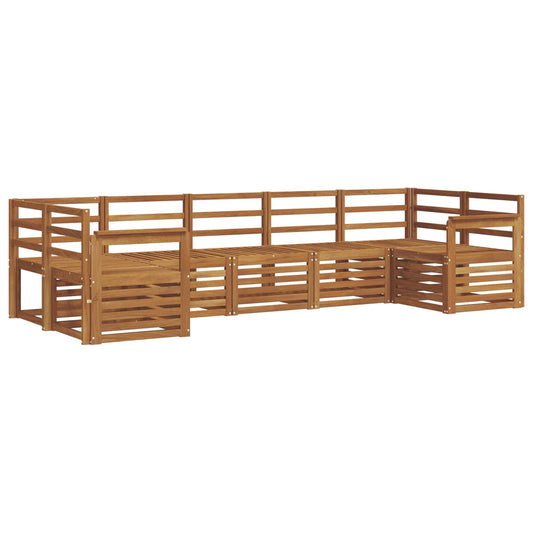 Outdoor Sofa Set 7 pcs Natural