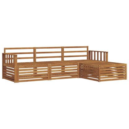 Outdoor Sofa Set Natural 249.5 x 162.5 x 73 cm