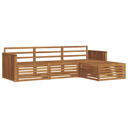 Outdoor Sofa Set Natural 249.5 x 162.5 x 73 cm