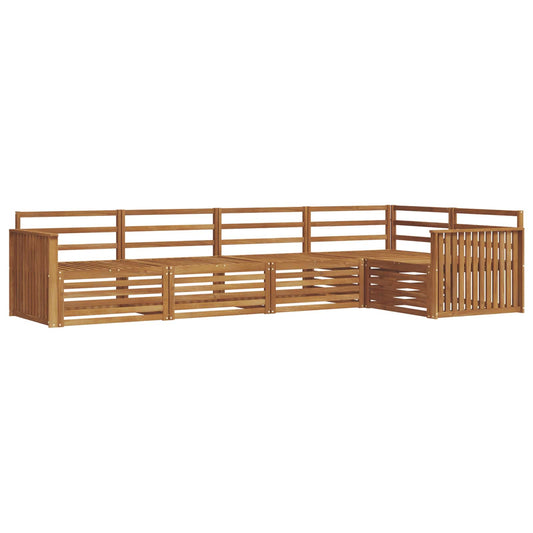 Outdoor Sofa Set 5 pcs Natural