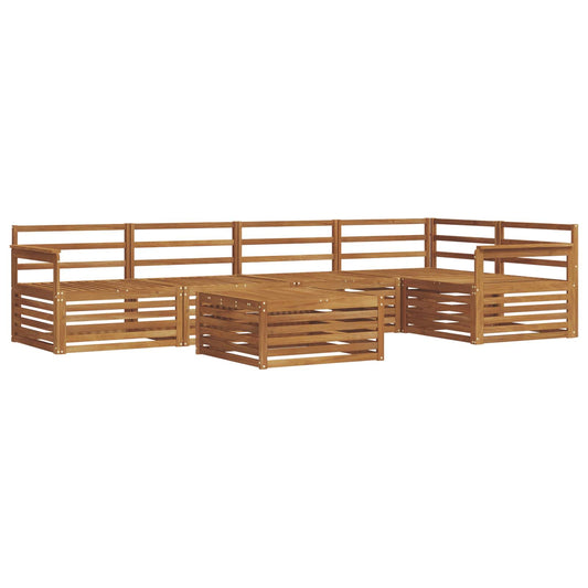 Outdoor Sofa Set 6 pcs Natural