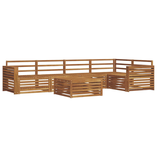 Outdoor Sofa Set 6 pcs Natural