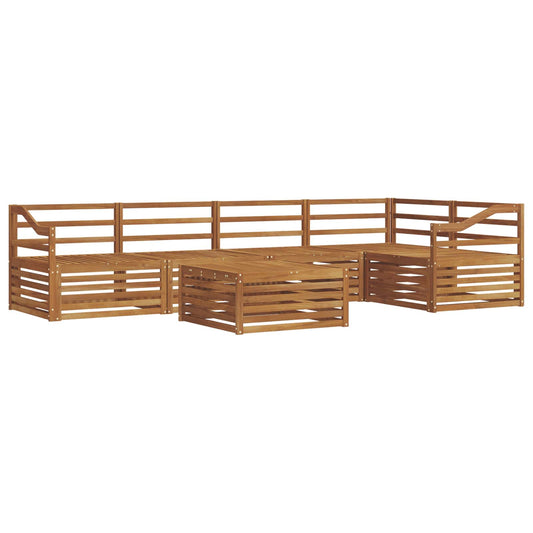 Outdoor Sofa Set 6 pcs Natural